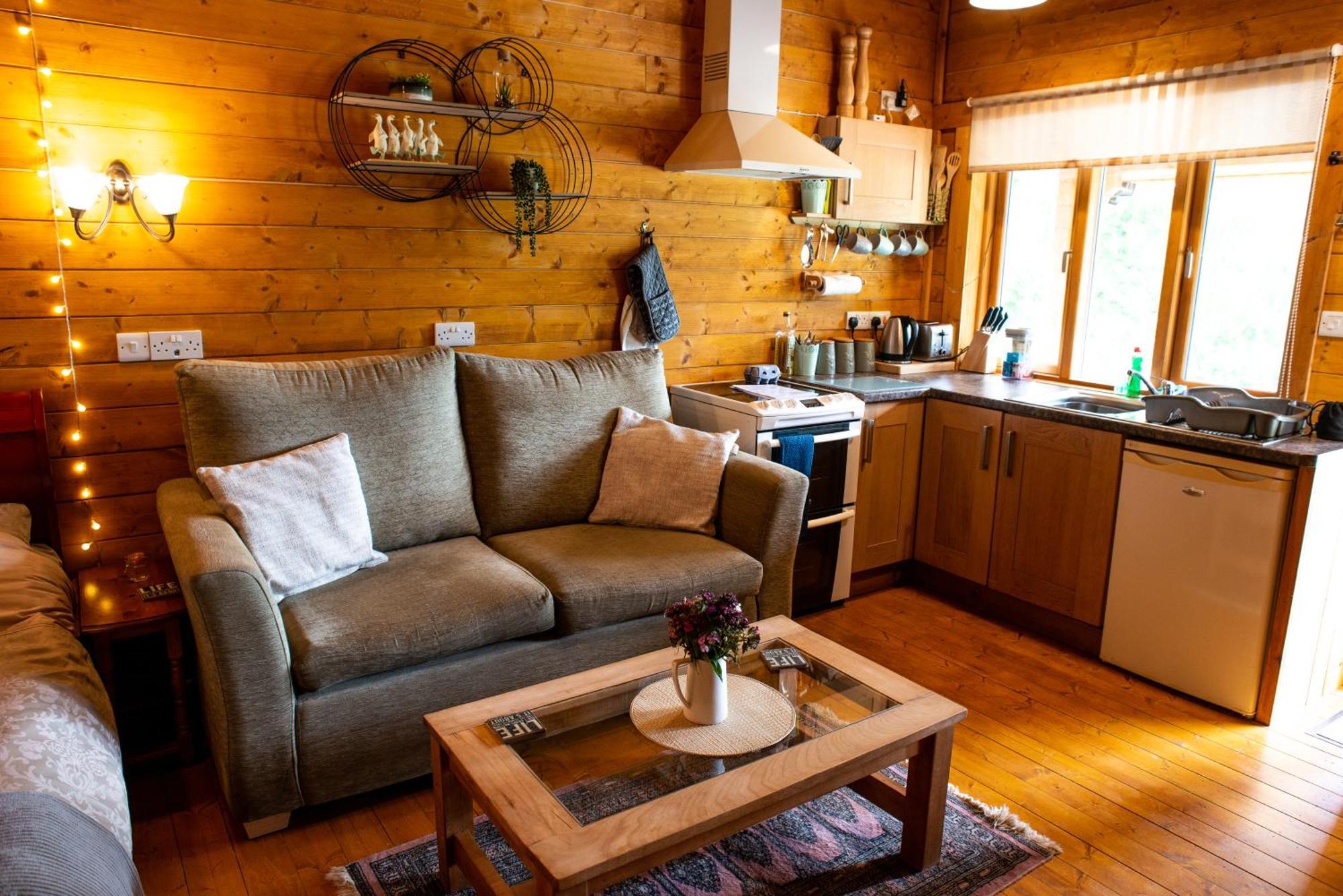 Bettws Cedewain Cherry Cabin - Little Log Cabin In Wales מראה חיצוני תמונה